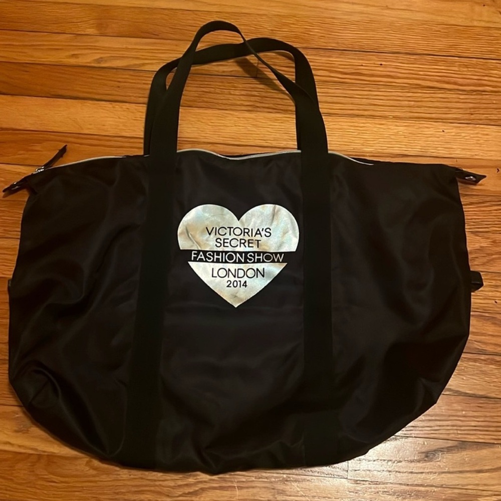 Victoria's Secret Black Travel Duffel Bag